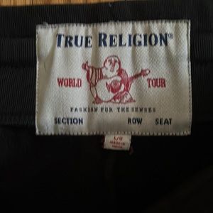 Men’s True Religion Black sweatpants size Large